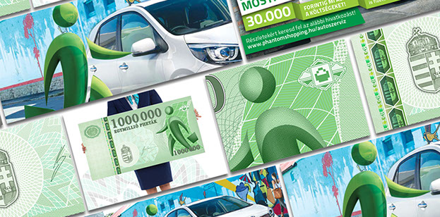 phantom shopping promotional material design