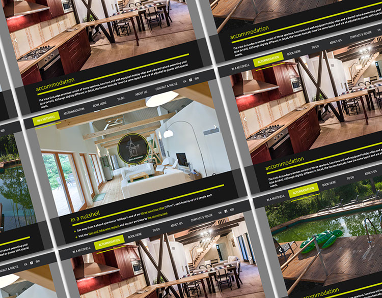 irota ecolodge website design and html5 developing