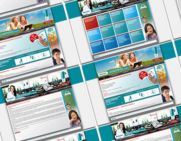 msd product website design and html5 developing