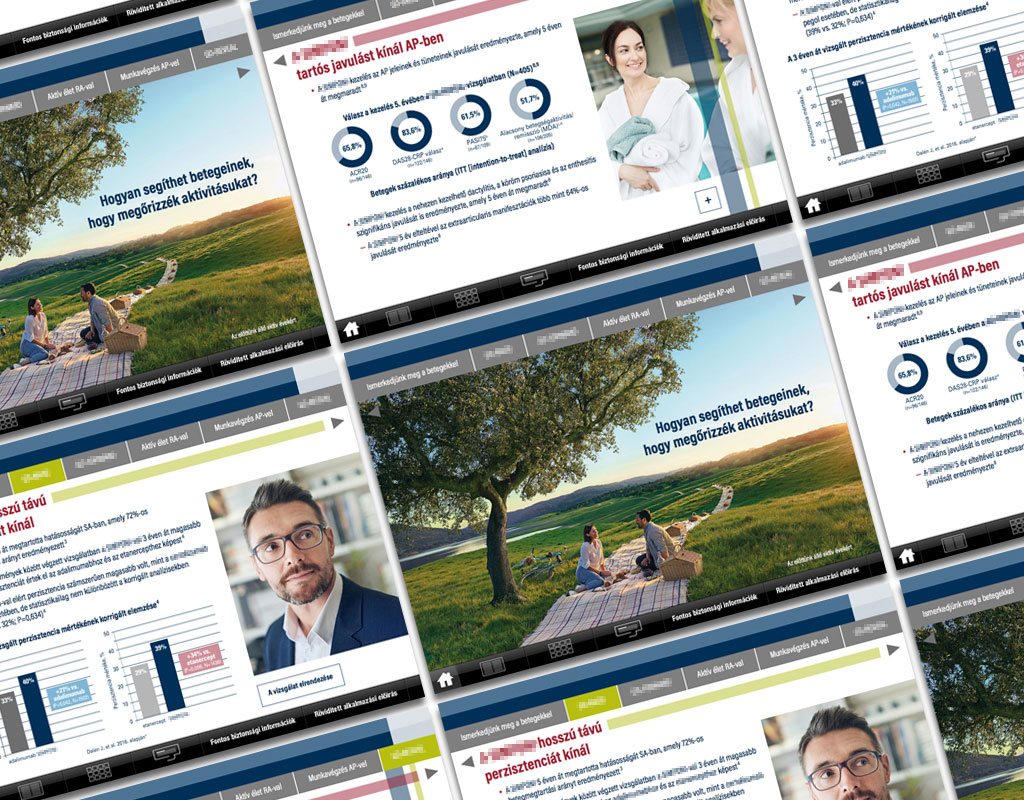 msd product ipad promotional educational material